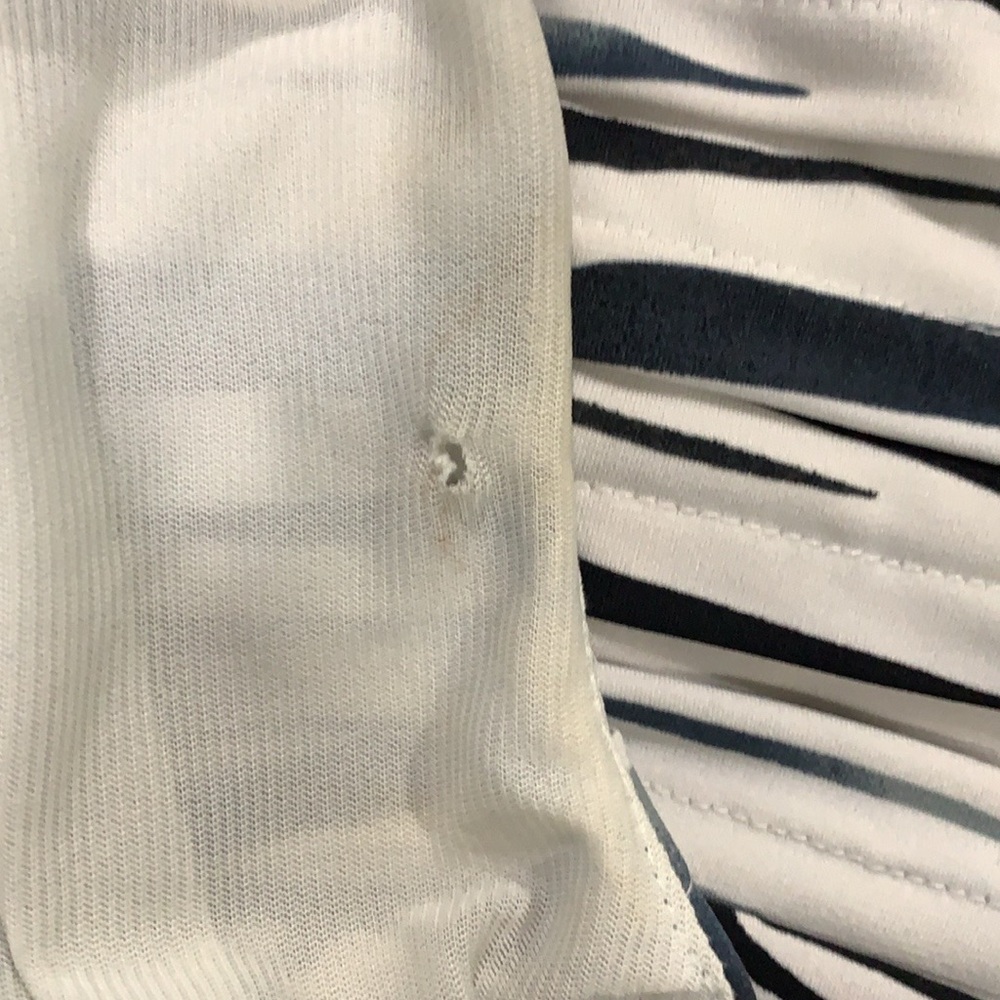 Calvin Klein Monochrome Striped Midi Dress - Picture 7 of 7